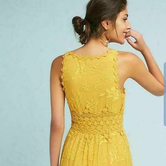 Ranna Gill Veronica Dress Gold - Picture 2 of 4